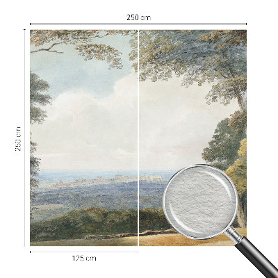Papel de parede fotográfico Paisagem arborizada