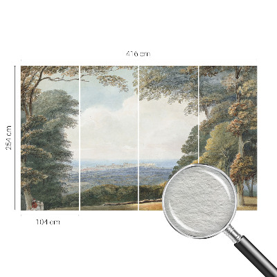 Papel de parede fotográfico Paisagem arborizada