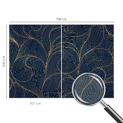 Papel de parede para quarto motivo ondulado