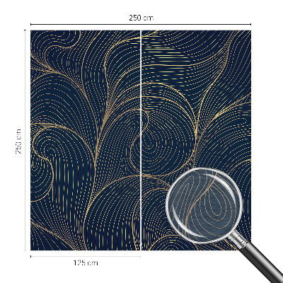 Papel de parede para quarto motivo ondulado