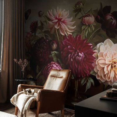 Mural fotográfico majestade floral