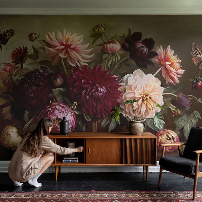 Mural fotográfico majestade floral