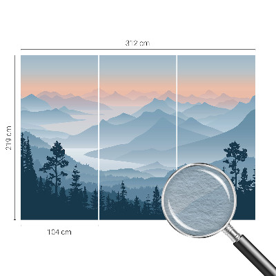 Papel de parede decorativo Panorama da montanha