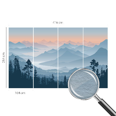 Papel de parede decorativo Panorama da montanha