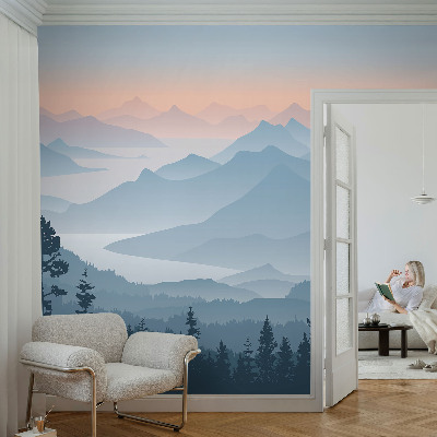 Papel de parede decorativo Panorama da montanha