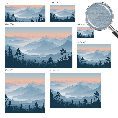 Papel de parede decorativo Panorama da montanha