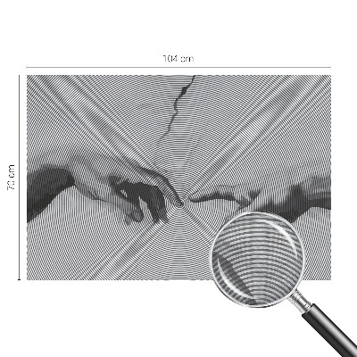 Mural de fotos na parede Mãos hipnóticas