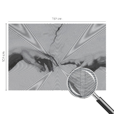 Mural de fotos na parede Mãos hipnóticas