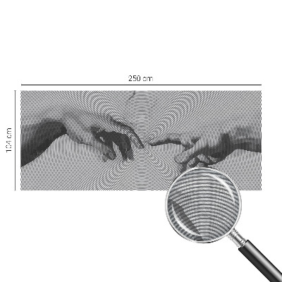 Mural de fotos na parede Mãos hipnóticas