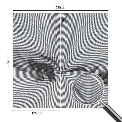 Mural de fotos na parede Mãos hipnóticas