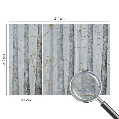 Papel de parede fotográfico Bétulas
