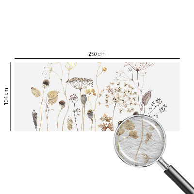 Papel de parede para quarto Flores silvestres