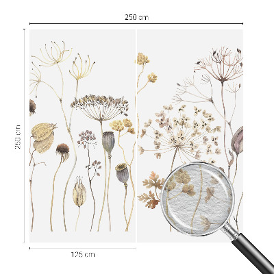 Papel de parede para quarto Flores silvestres