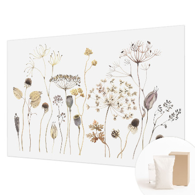 Papel de parede para quarto Flores silvestres