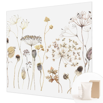 Papel de parede para quarto Flores silvestres