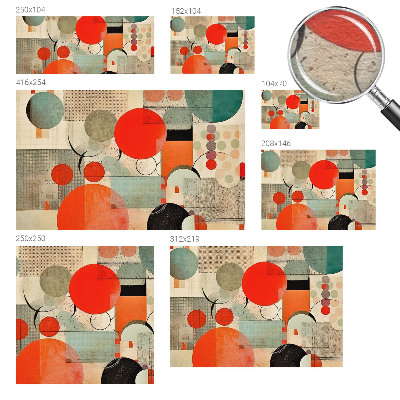 Papel de parede para sala Abstração colorida