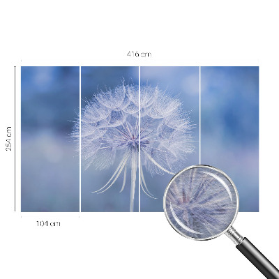 Papel de parede decorativo Delícia azul