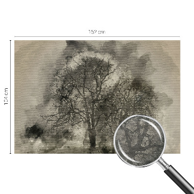 Mural de fotos na parede Árvores misteriosas