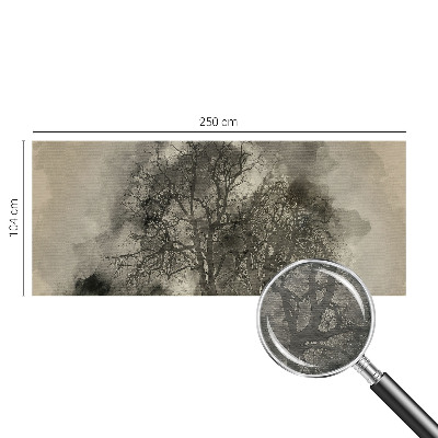 Mural de fotos na parede Árvores misteriosas