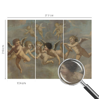 Fotomural figuras angelicais