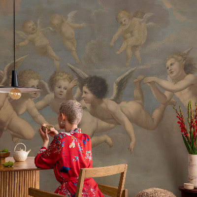 Fotomural figuras angelicais