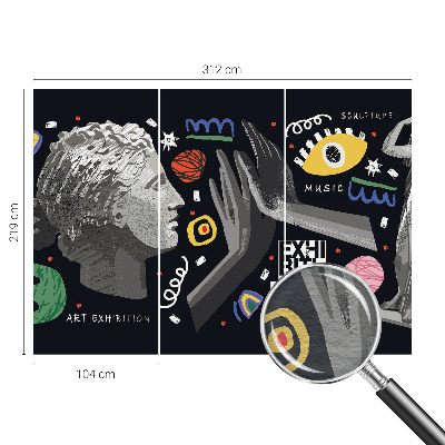 Papel de parede fotográfico Uma exposição colorida