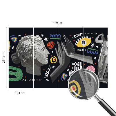 Papel de parede fotográfico Uma exposição colorida