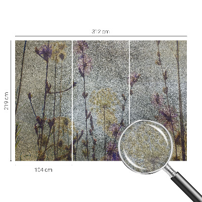Papel de parede para quarto Flores silvestres