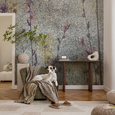 Papel de parede para quarto Flores silvestres