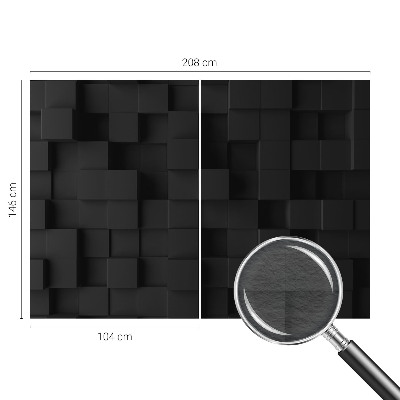 Papel de parede cubos tridimensionais