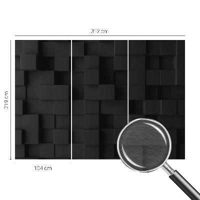 Papel de parede cubos tridimensionais