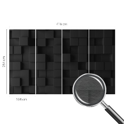Papel de parede cubos tridimensionais