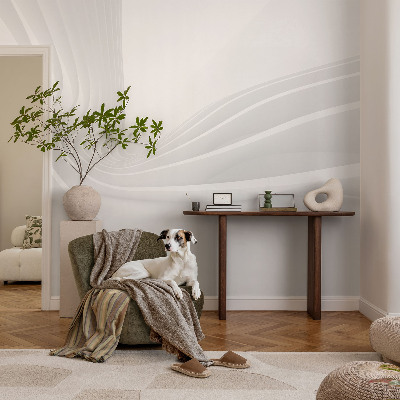 Mural de fotos na parede Linhas onduladas