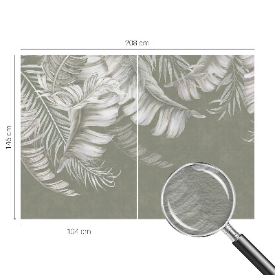 Papel de parede fotográfico Folhas delicadas