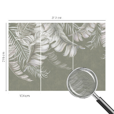 Papel de parede fotográfico Folhas delicadas