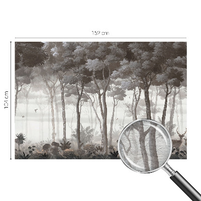 Papel de parede para sala Magia da floresta