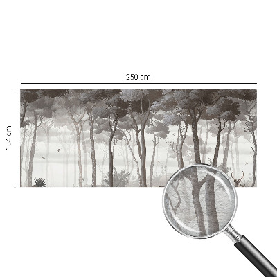 Papel de parede para sala Magia da floresta