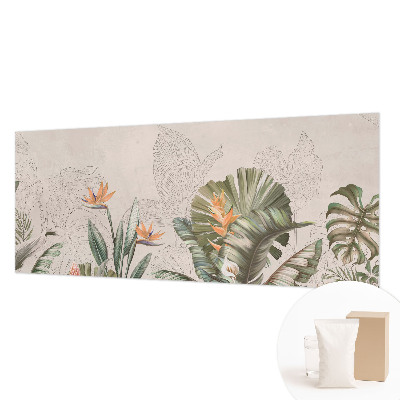 Papel de parede decorativo Flores tropicais