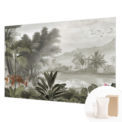 Papel de parede oásis tropical