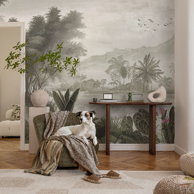 Papel de parede oásis tropical