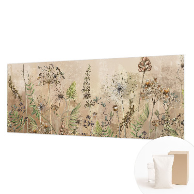 Mural de parede flores rústicas