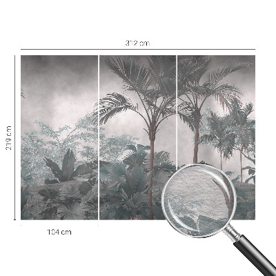 Mural de fotos na parede Natureza exótica