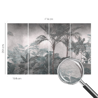 Mural de fotos na parede Natureza exótica