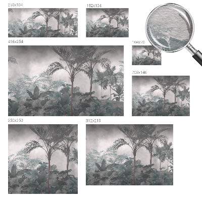 Mural de fotos na parede Natureza exótica