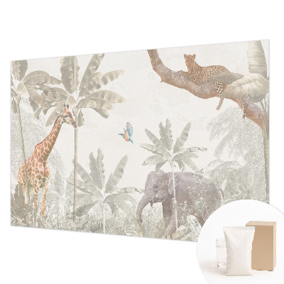 Papel de parede para sala oásis tropical