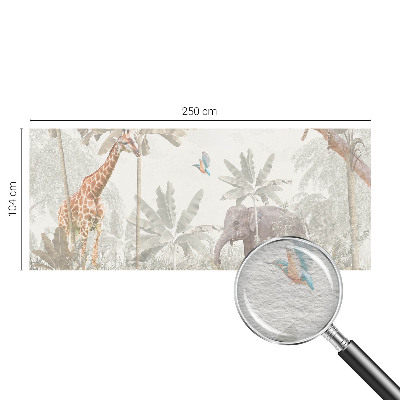Papel de parede para sala oásis tropical