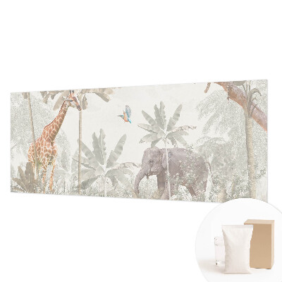 Papel de parede para sala oásis tropical