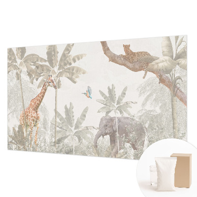 Papel de parede para sala oásis tropical