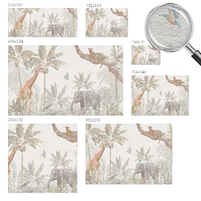 Papel de parede para sala oásis tropical