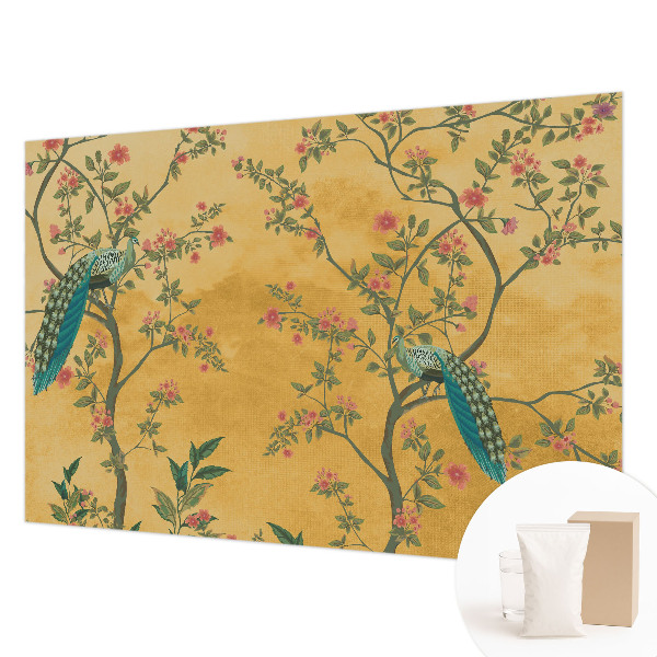 Papel de parede para quarto Árvores de pavão